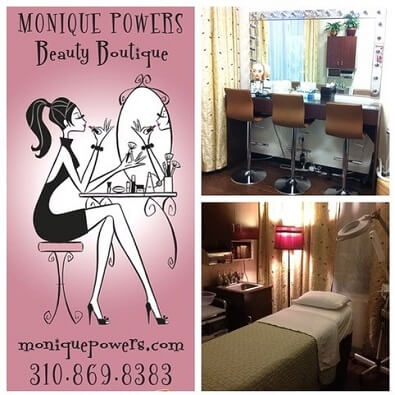Monique Powers Beauty Boutique moves to Santa Monica, CA.