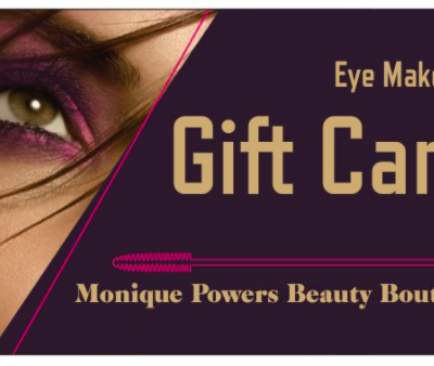 Gift Card for Eye Makeup Application